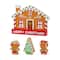 Glitzhome® Set of 4 Wooden Christmas Gingerbread House Table Decor